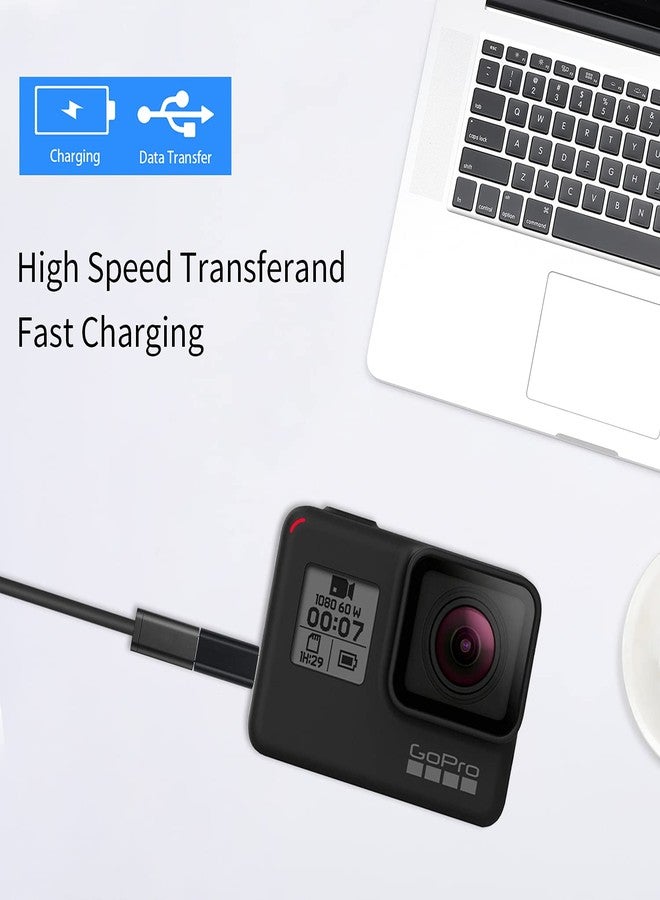 دوتك محول Duttek من USB-C إلى Mini USB (عبوة من قطعتين)، بسرعة 480 ميجابت في الثانية، من النوع USB-C أنثى إلى Mini USB ذكر، يدعم الشحن ومزامنة البيانات للكاميرات الرقمية ومشغلات MP3 وغيرها، باللون الأسود. - Image 5